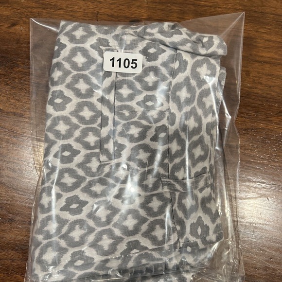 Cynthia Rowley Shorts Women 6 Gray Geometric Pattern Linen - Picture 14 of 14